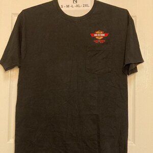 Willie Nelson original Born for Trouble Luck Texas est. 1979 black sze Large